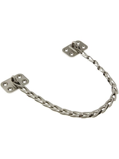 12 inch Steel Transom Chain in Satin Nickel.